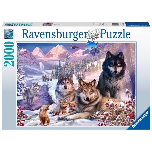 Ravensburger Wolves in the Snow 2000 Brikker i gruppen  hos Spelexperten (10216012)