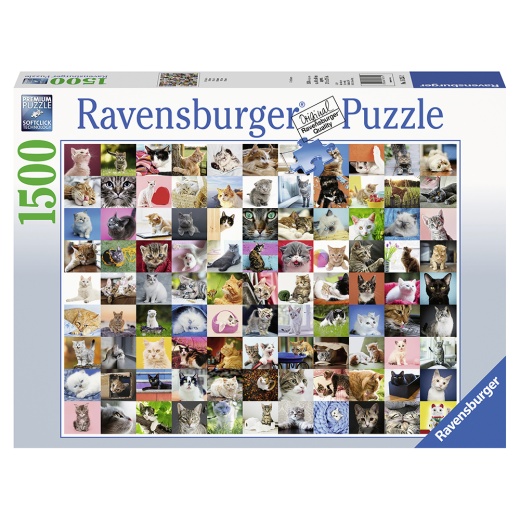 Ravensburger 99 Cats 1500 brikker i gruppen  hos Spelexperten (10216235)