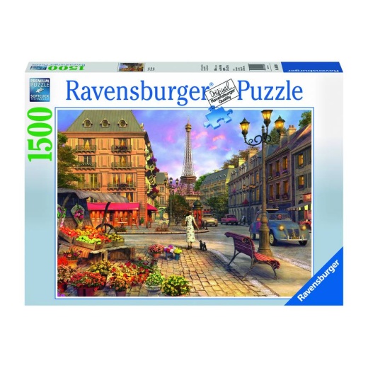 Ravensburger: Vintage Paris 1500 brikker i gruppen  hos Spelexperten (10216309)