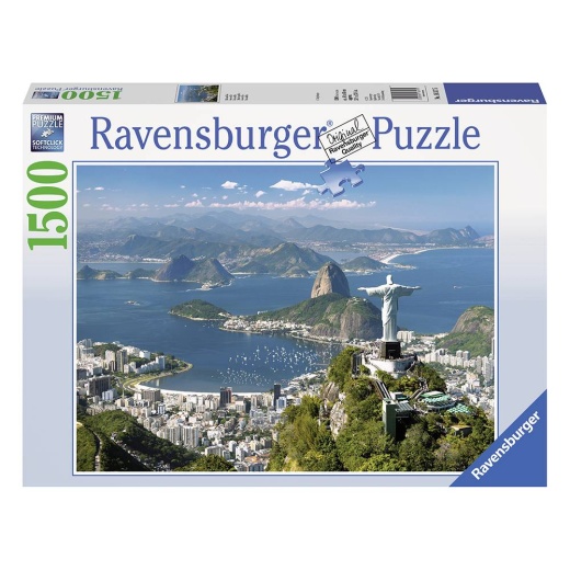 Ravensburger: View of Rio 1500 brikker i gruppen PUSLESPIL / 1500 brikker hos Spelexperten (10216317)