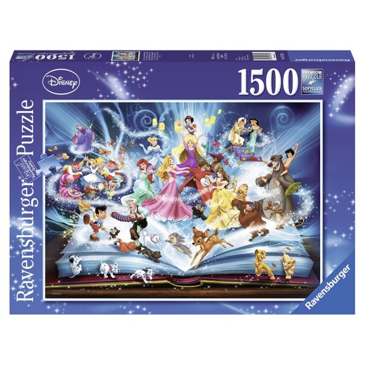 Ravensburger: Disney's Magical Storybook 1500 brikker i gruppen PUSLESPIL / 1500 brikker hos Spelexperten (10216318)