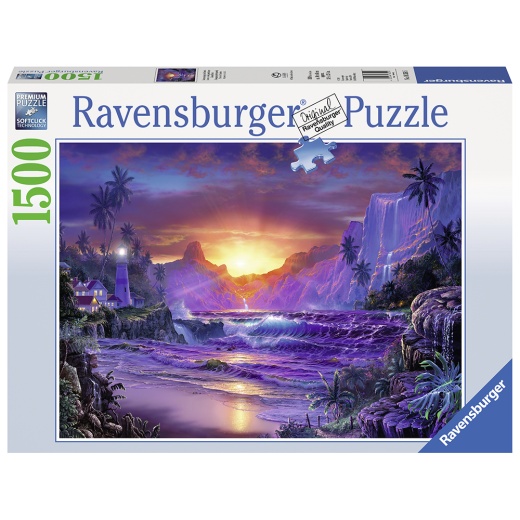 Ravensburger Sunrise in Paradise 1500 brikker i gruppen  hos Spelexperten (10216359)