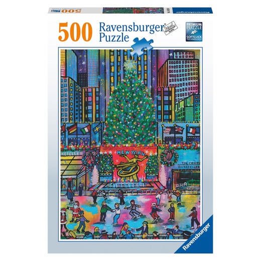 Ravensburger Rockefeller Christmas 500 Brikker i gruppen  hos Spelexperten (10216424)