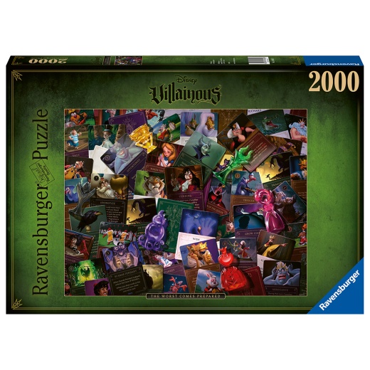 Ravensburger: Villainous - All Villains 2000 Brikker i gruppen PUSLESPIL / 2000 brikker > hos Spelexperten (10216506)