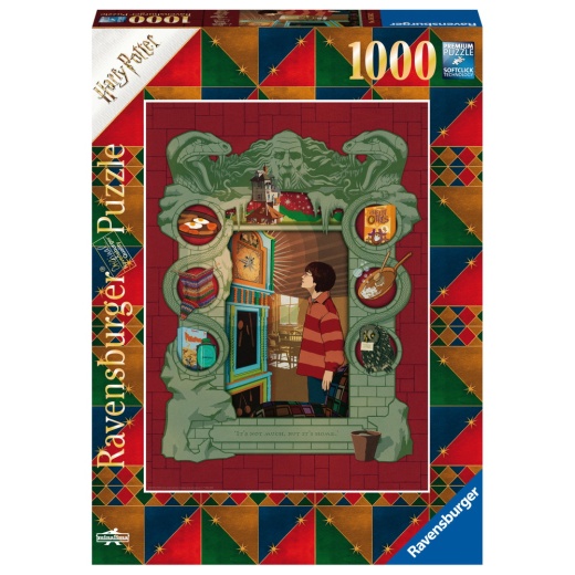 Ravensburger Harry Potter with the Weasley Family 1000 Brikker i gruppen PUSLESPIL / 1000 brikker hos Spelexperten (10216516)