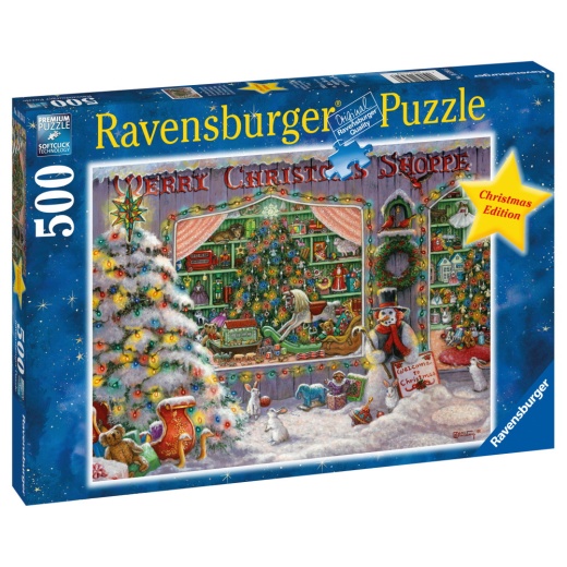Ravensburger: The Christmas Shop 500 brikker i gruppen PUSLESPIL / < 750 brikker hos Spelexperten (10216534)
