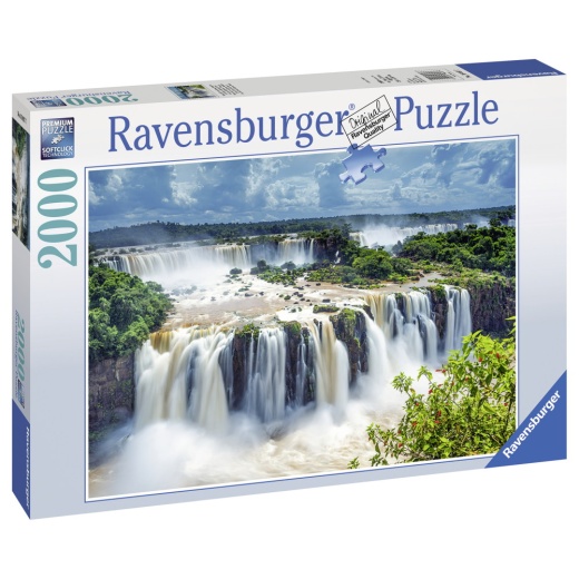 Ravensburger: Iguazu Waterfalls, Brazil 2000 Brikker i gruppen PUSLESPIL / 2000 brikker > hos Spelexperten (10216607)