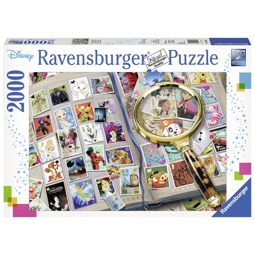 Ravensburger Disney Meine liebsten Briefmarken 2000 brikker i gruppen PUSLESPIL / 2000 brikker > hos Spelexperten (10216706)