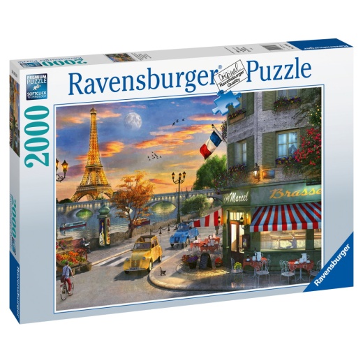 Ravensburger: Paris Sunset 2000 Brikker i gruppen PUSLESPIL / 2000 brikker > hos Spelexperten (10216716)