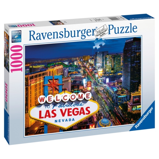 Ravensburger: Las Vegas 1000 brikker i gruppen PUSLESPIL / 1000 brikker hos Spelexperten (10216723)