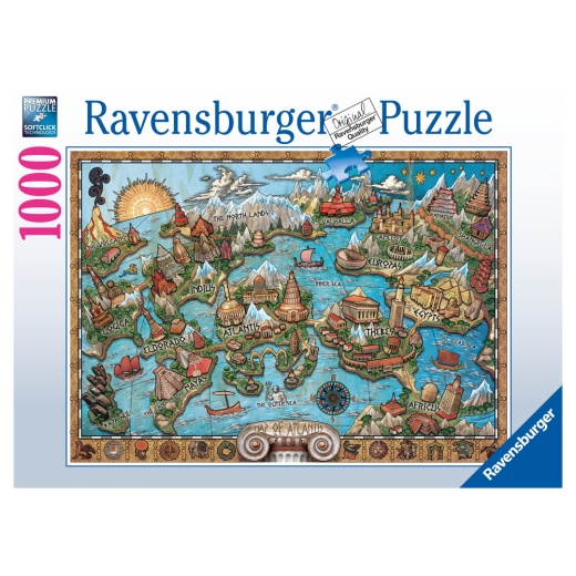 Ravensburger: Mysterious Atlantis 1000 Brikker i gruppen PUSLESPIL / 1000 brikker hos Spelexperten (10216728)