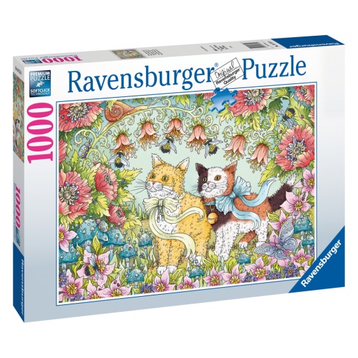 Ravensburger Pretty Kitties 1000 Brikker i gruppen PUSLESPIL / 1000 brikker hos Spelexperten (10216731)