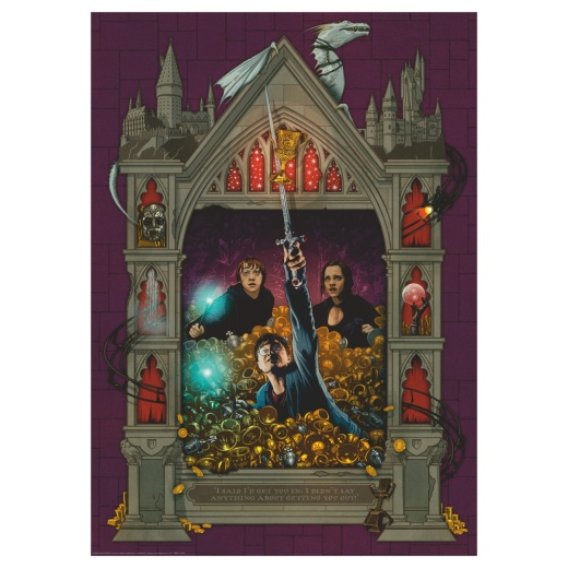 Ravensburger: Harry Potter Deathly Hallows Part 2 1000 Brikker i gruppen PUSLESPIL / 1000 brikker hos Spelexperten (10216749)