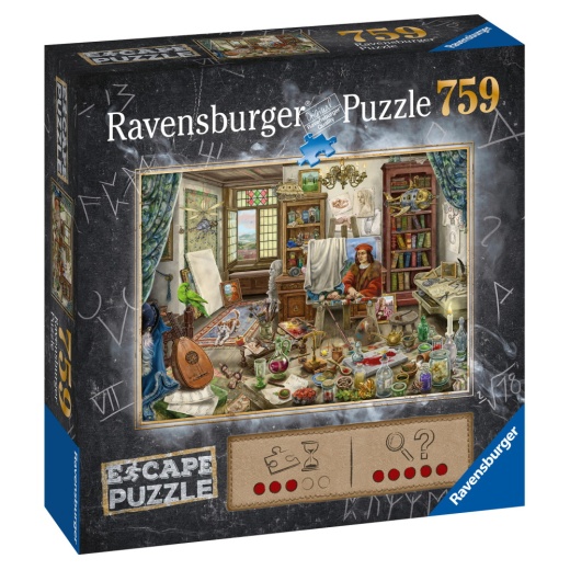 Ravensburger ESCAPE Artist's Studio 759 Brikker i gruppen SELSKABSSPIL / Hjernevridere hos Spelexperten (10216843)