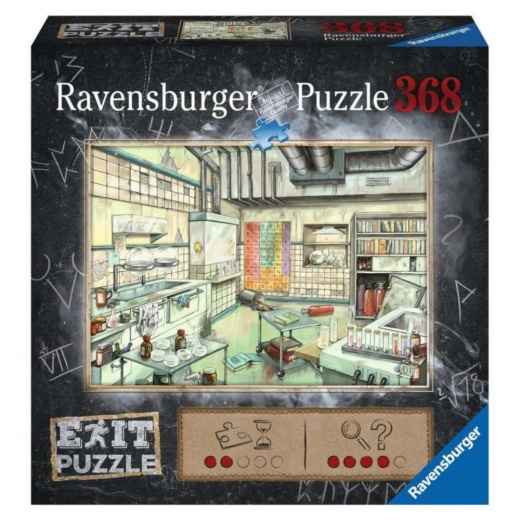 Ravensburger ESCAPE The Laboratory 368 brikker i gruppen SELSKABSSPIL / Hjernevridere hos Spelexperten (10216844)