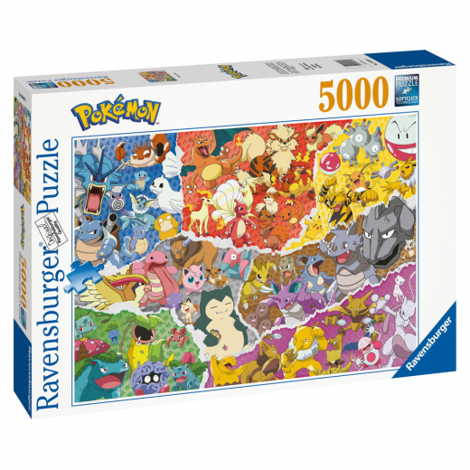 Ravensburger Pokémon Allstars 5000 Brikker i gruppen PUSLESPIL / 2000 brikker > hos Spelexperten (10216845)
