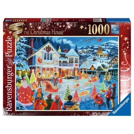 Ravensburger The Christmas House 1000 brikker i gruppen PUSLESPIL / 1000 brikker hos Spelexperten (10216849)