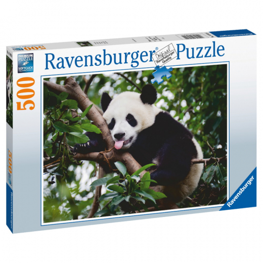 Ravensburger Panda Bear 500 Brikker i gruppen PUSLESPIL / < 750 brikker hos Spelexperten (10216989)