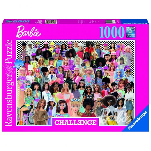 Ravensburger: Barbie Challenge 1000 Brikker i gruppen PUSLESPIL / 1000 brikker hos Spelexperten (10217159)