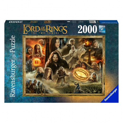 Ravensburger: Lord Of The Rings The Two Towers 2000 Brikker i gruppen PUSLESPIL / 2000 brikker > hos Spelexperten (10217294)