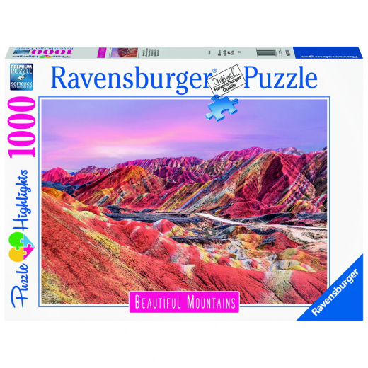 Ravensburger: Rainbow Mountains, China 1000 Brikker i gruppen PUSLESPIL / 1000 brikker hos Spelexperten (10217314)