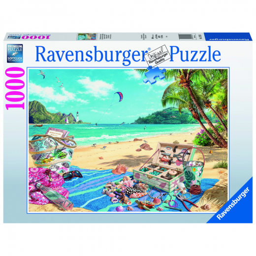 Ravensburger: The Shell Collector 1000 Brikker i gruppen PUSLESPIL / 1000 brikker hos Spelexperten (10217321)