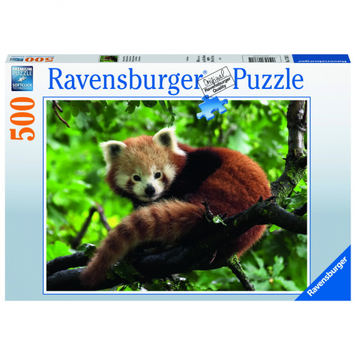 Ravensburger: Red Panda 500 Brikker i gruppen PUSLESPIL / < 750 brikker hos Spelexperten (10217381)