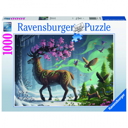 Ravensburger: Spring Deer 1000 Brikker i gruppen PUSLESPIL / 1000 brikker hos Spelexperten (10217385)