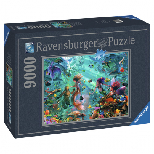 Ravensburger Kingdom Underwater 9000 Brikker i gruppen PUSLESPIL / 2000 brikker > hos Spelexperten (10217419)