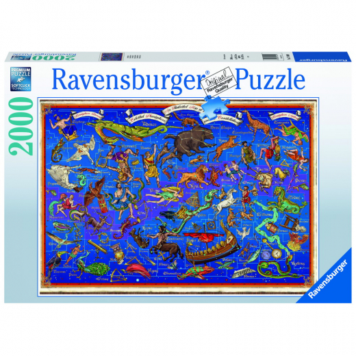 Ravensburger: Map 2000 Brikker i gruppen PUSLESPIL / 2000 brikker > hos Spelexperten (10217440)