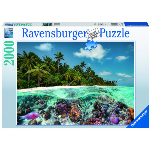 Ravensburger: A Dive In The Maldives 2000 Brikker i gruppen PUSLESPIL / 2000 brikker > hos Spelexperten (10217441)