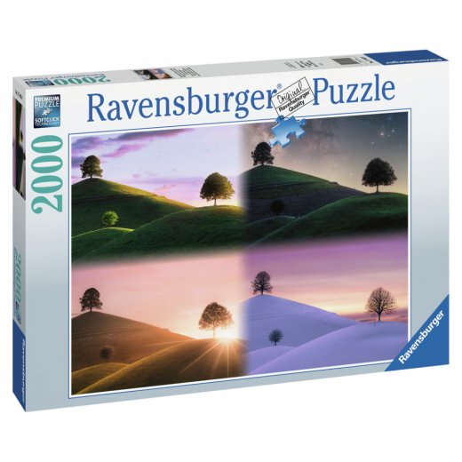 Ravensburger Atmospheric Trees and Mountains 2000 Brikker i gruppen PUSLESPIL / 2000 brikker > hos Spelexperten (10217443)