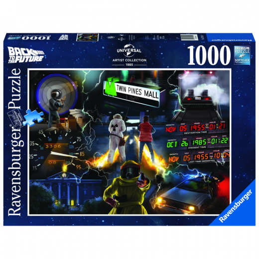 Ravensburger: Back To The Future 1000 Brikker i gruppen PUSLESPIL / 1000 brikker hos Spelexperten (10217451)