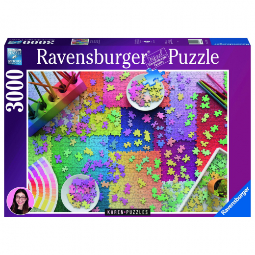 Ravensburger: Puzzles On Puzzles 3000 Brikker i gruppen PUSLESPIL / 2000 brikker > hos Spelexperten (10217471)