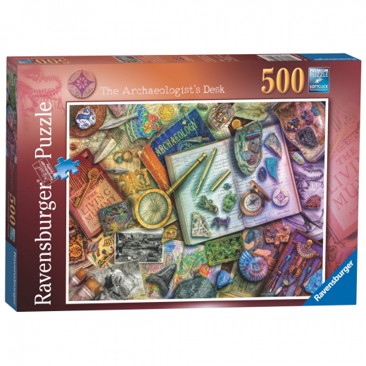 Ravensburger - Archaeology 500 Brikker i gruppen PUSLESPIL / < 750 brikker hos Spelexperten (10217520)