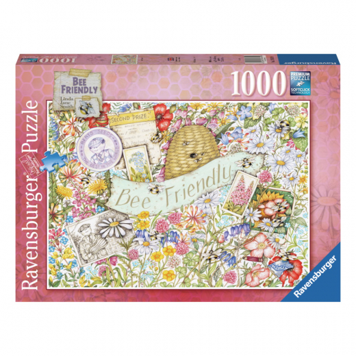 Ravensburger: Bee Friendly 1000 Brikker i gruppen PUSLESPIL / 1000 brikker hos Spelexperten (10217619)