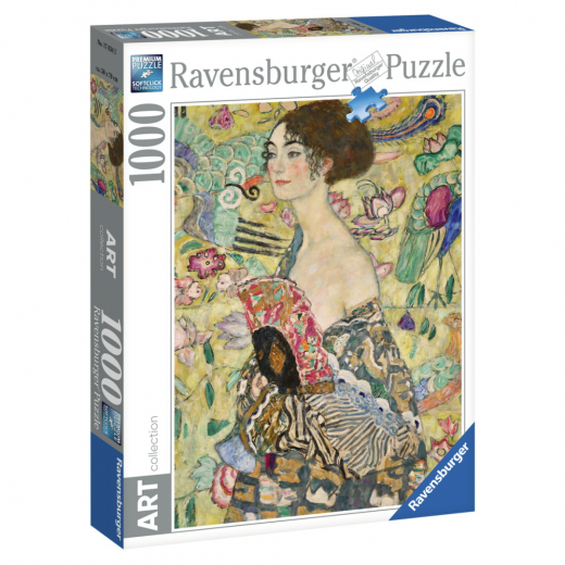 Ravensburger: Lady with A Fan 1000 Brikker i gruppen PUSLESPIL / 1000 brikker hos Spelexperten (10217634)