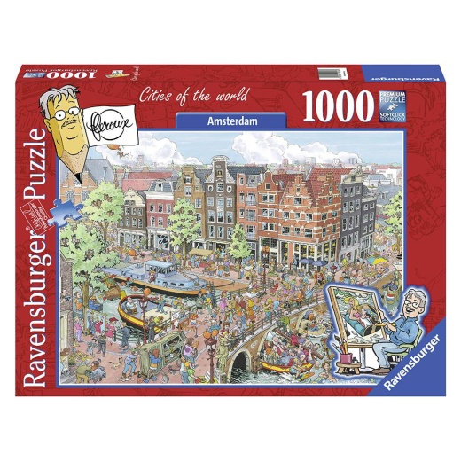 Ravensburger: Amsterdam 1000 brikker i gruppen PUSLESPIL / 1000 brikker hos Spelexperten (10219192)