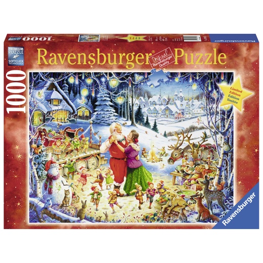 Ravensburger Santa's Christmas Party 1000 brikker i gruppen  hos Spelexperten (10219893)