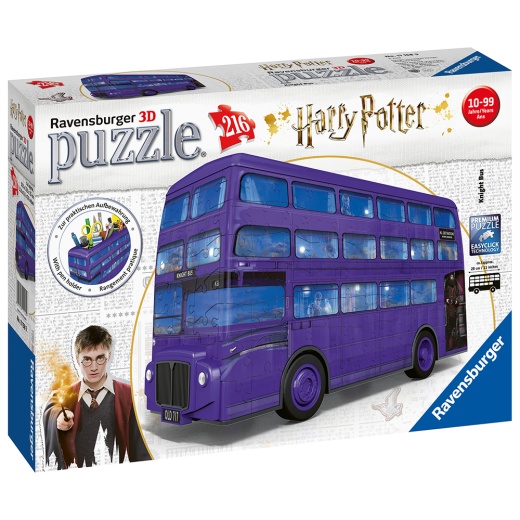 Ravensburger 3D Night Bus Harry Potter 216 Brikker i gruppen Nyheder hos Spelexperten (10311158)