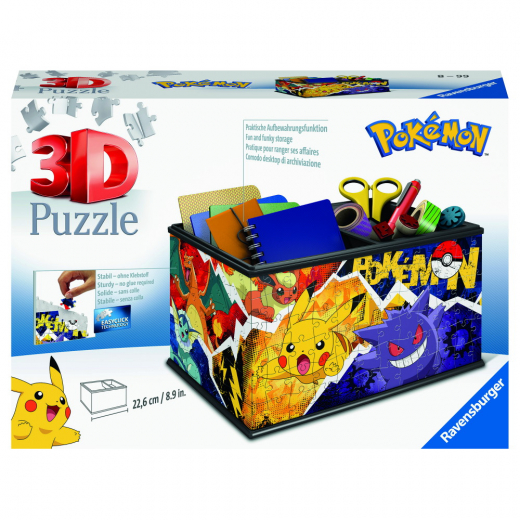 Ravensburger 3D: Storage Box Pokémon 216 Brikker i gruppen PUSLESPIL / < 750 brikker hos Spelexperten (10311546)