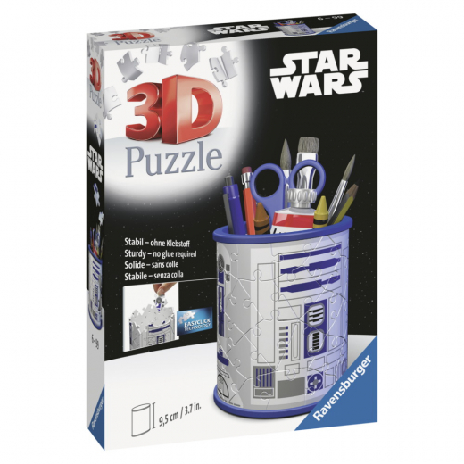 Ravensburger 3D Star Wars: R2D2 Blyantkop 57 Brikker i gruppen PUSLESPIL / 3D puslespil hos Spelexperten (10311554)