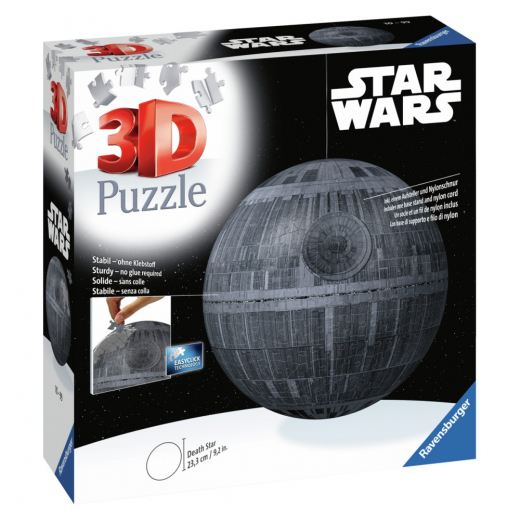 Ravensburger 3D Star Wars: Death Star 540 Brikker i gruppen PUSLESPIL / 3D puslespil hos Spelexperten (10311555)