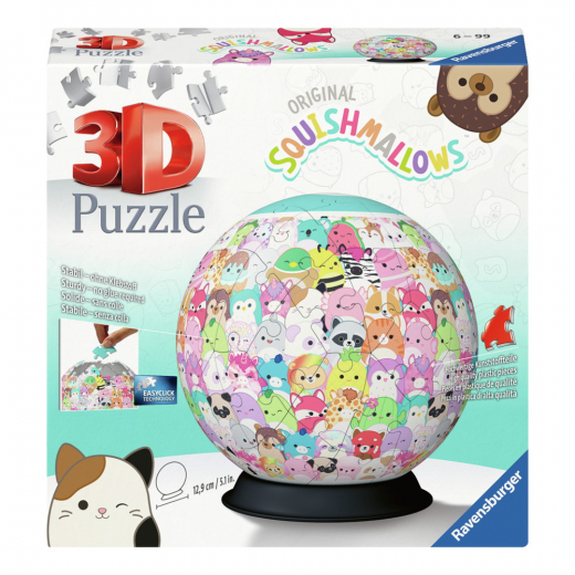 Ravensburger 3D Squishmallows Ball 72 Brikker i gruppen PUSLESPIL / 3D puslespil hos Spelexperten (10311583)