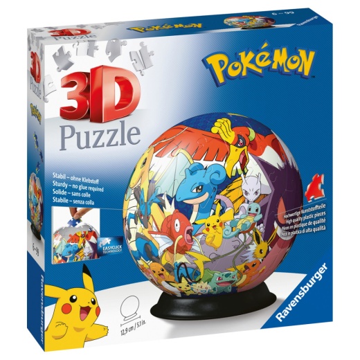 Ravensburger 3D Pokémon 72 Brikker i gruppen PUSLESPIL / 3D puslespil hos Spelexperten (10311785)