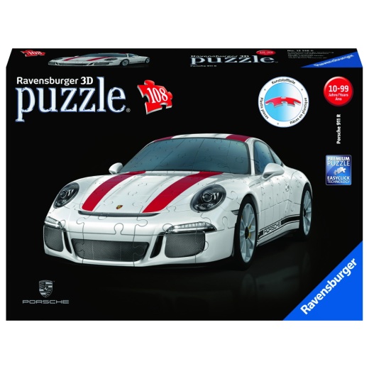 Ravensburger - Porsche 911 R - 108 brikker i gruppen PUSLESPIL / 3D puslespil hos Spelexperten (10312528)