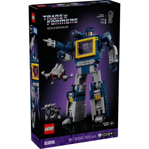 LEGO Icons - Transformers: Soundwave i gruppen LEGETØJ / LEGO hos Spelexperten (10358)
