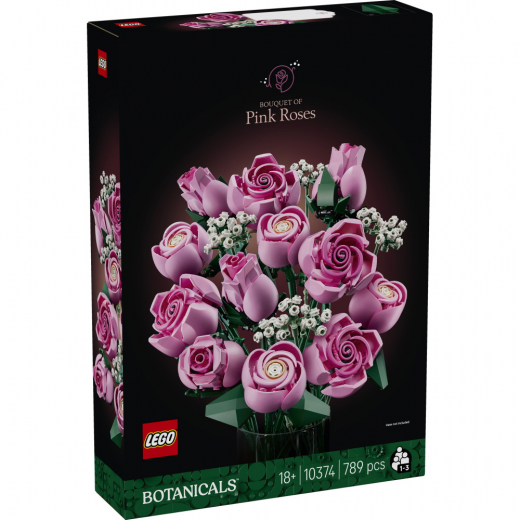 LEGO Botanicals - Buket Af Pink Roser i gruppen LEGETØJ / LEGO / LEGO Botanicals hos Spelexperten (10374)