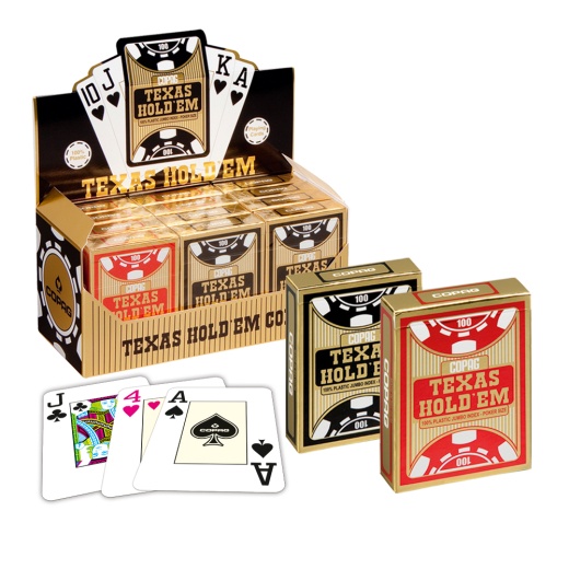 Copag Texas Hold 'Em Gold Jumbo Face Display Mix i gruppen SELSKABSSPIL / Poker & casino / Poker hos Spelexperten (104006338)