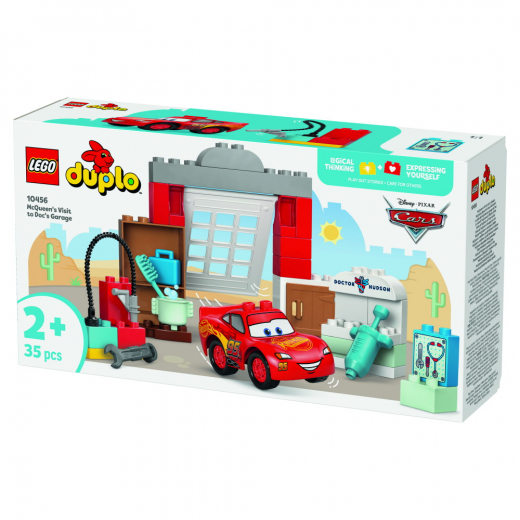 LEGO Duplo - Lynet McQueens besøg i Docs værksted i gruppen LEGETØJ / LEGO / LEGO Duplo hos Spelexperten (10456)